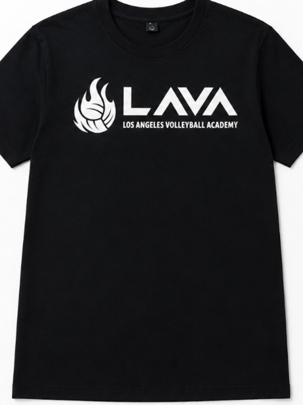 Black Logo Tee - Los Angeles Volleyball Academy